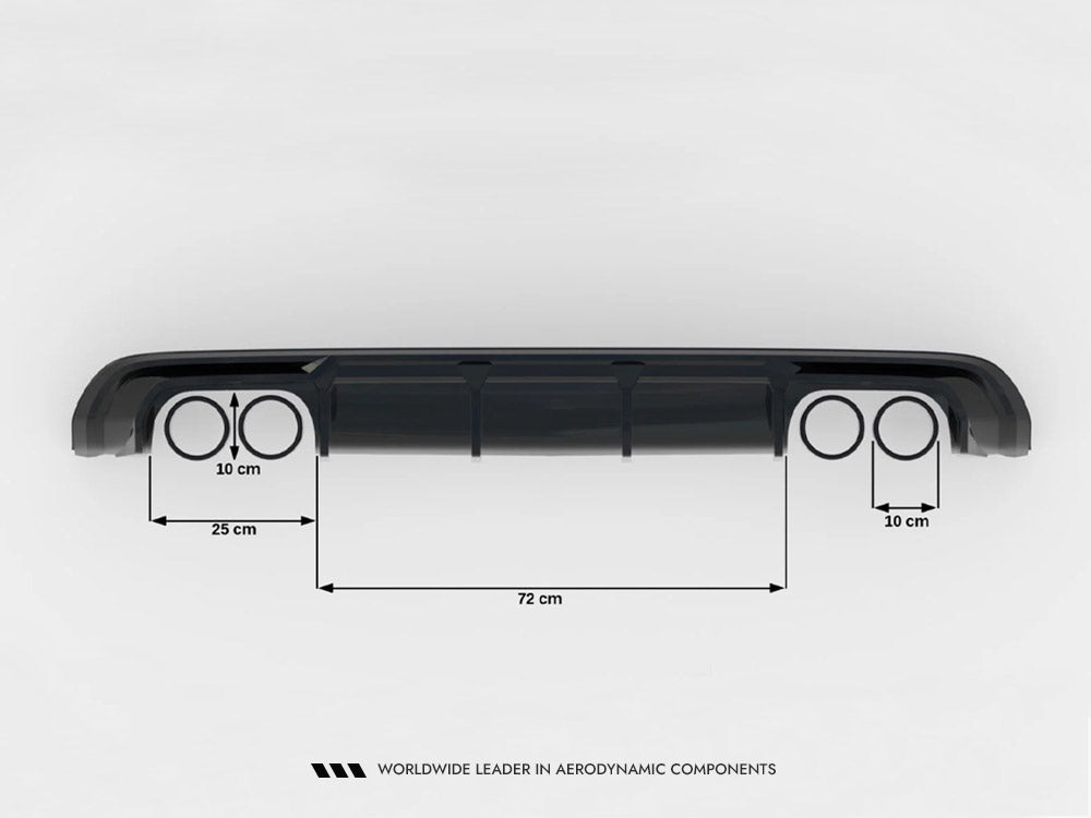 Rear Valance - Audi S3 Sportback 8V