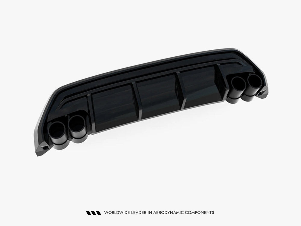 Rear Valance + Exhaust Ends Imitation - Audi A3 S Line Sportback 8Y Facelift