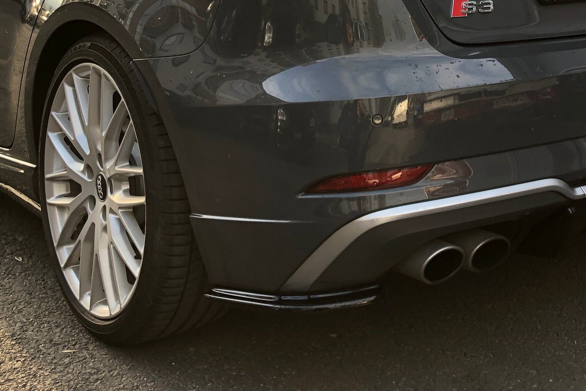 Rear Side Splitters - Audi S3 8V Facelift Sportback (2017-2020)