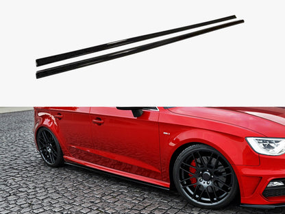 Side Skirt Diffusers V.1 - Audi S3 / A3 S Line Sportback 8V / 8V Facelift