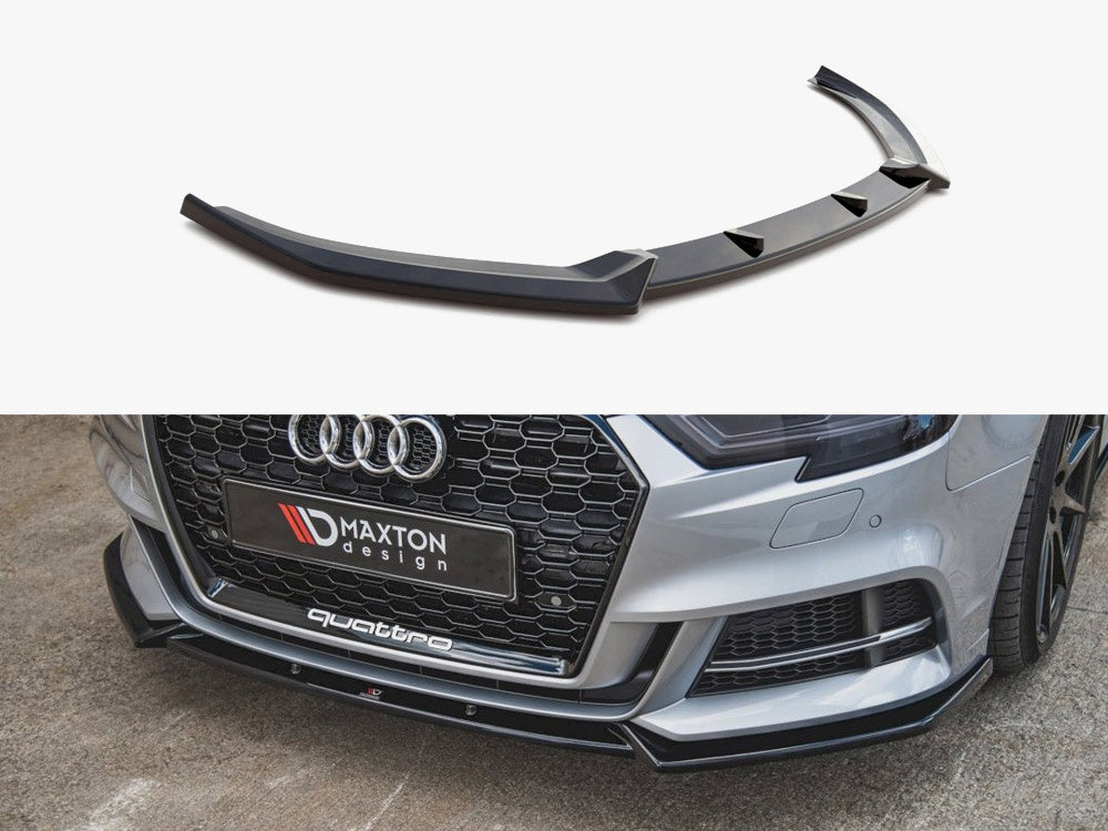 Front Splitter V.3 - Audi S3 / A3 S Line 8V Facelift Sedan (2016-2020)