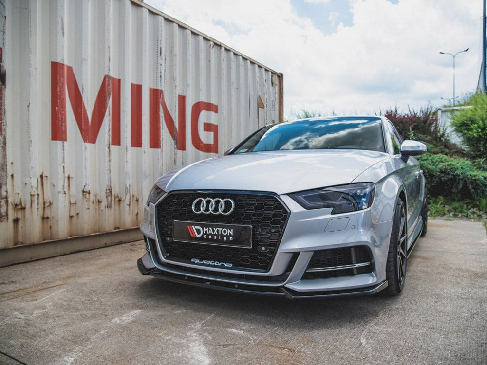 Front Splitter V.3 - Audi S3 / A3 S Line 8V Facelift Sedan (2016-2020)