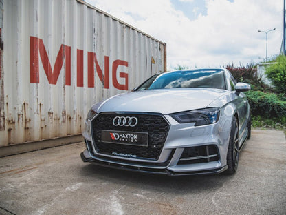 Front Splitter V.3 - Audi S3 / A3 S Line 8V Facelift Sedan (2016-2020)