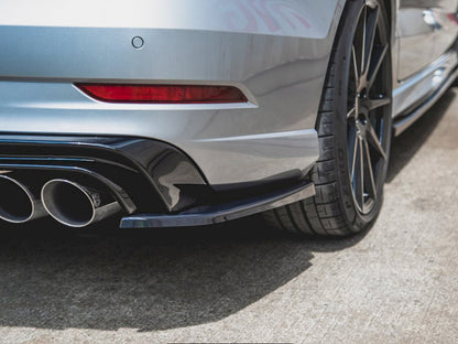 Rear Side Splitters V.2 - Audi S3 Sedan 8V Facelift (2016-2020)