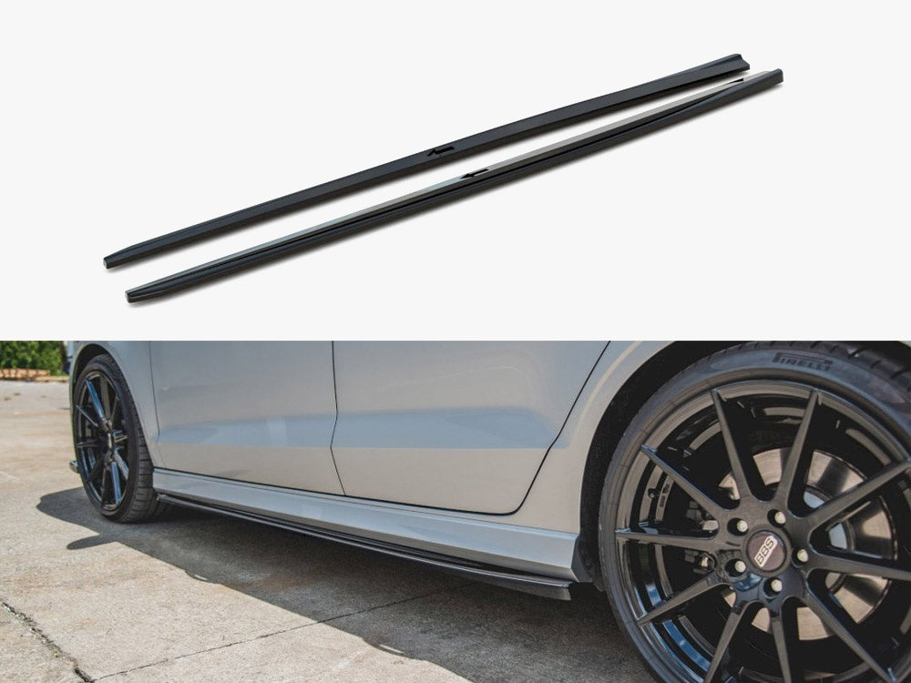Side Skirts Diffusers V.2 - Audi S3 Sedan 8V Facelift (2016-2020)