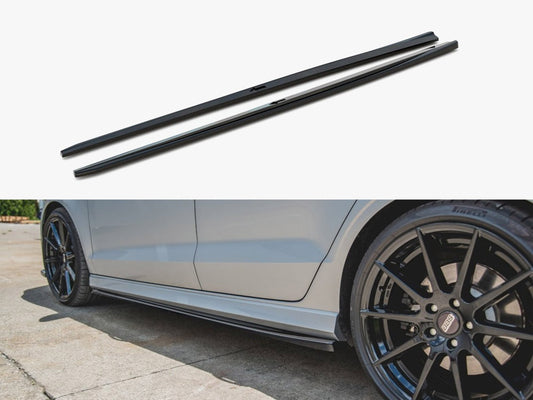 Side Skirts Diffusers V.2 - Audi S3 Sedan 8V Facelift (2016-2020)