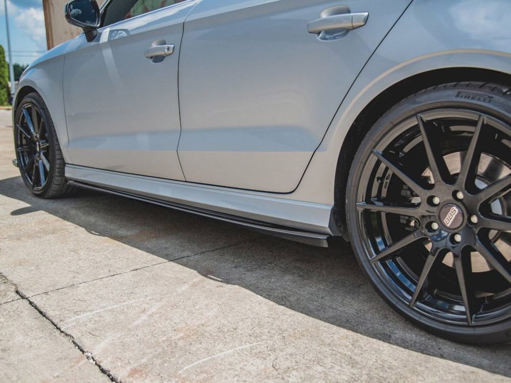 Side Skirts Diffusers V.2 - Audi S3 Sedan 8V Facelift (2016-2020)
