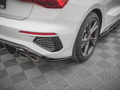 Rear Side Splitters V.2 - Audi S3 / A3 S Line Sportback 8Y