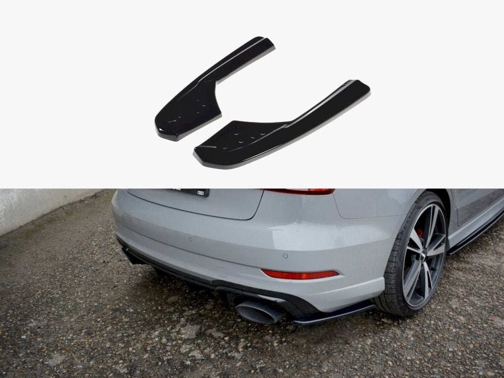 Rear Side Splitters - Audi RS3 8V Facelift Sedan (2017-2020)