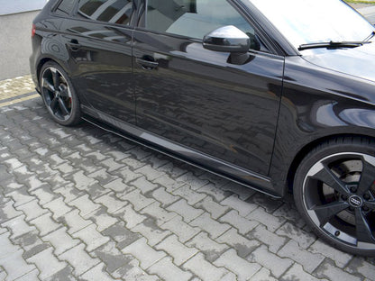 Racing Side Skirts Diffusers V.1 - Audi RS3 8V Facelift Sportback (2017-20)