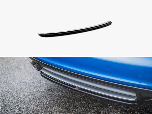 Central Rear Splitter - Audi S4/ A4 S Line B8 Sedan (2008-2011)