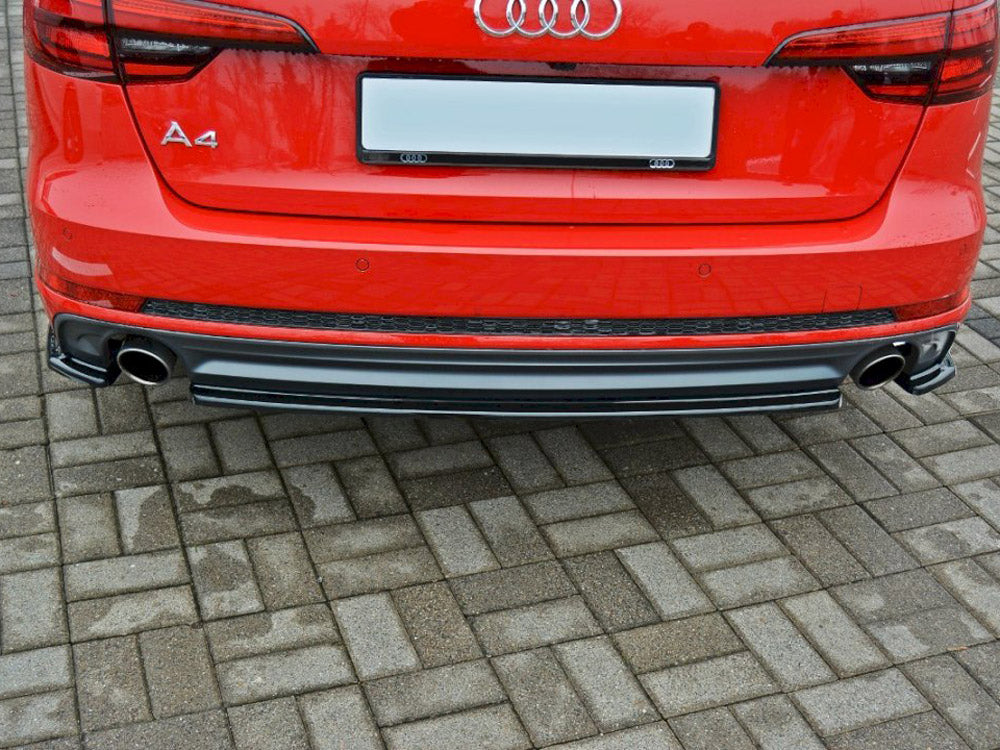 Central Rear Splitter - Audi A4 S Line B9 Avant