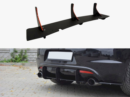 Rear Diffuser &amp; Rear Side Splitters - Volkswagen Scirocco R