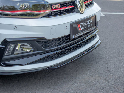 Front Splitter V.4 - Volkswagen Polo GTI / R-Line Mk6