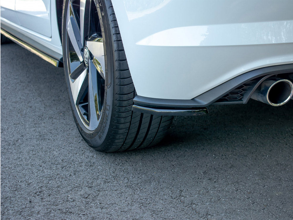 Rear Side Splitters - Volkswagen Polo GTI Mk6 - Textured