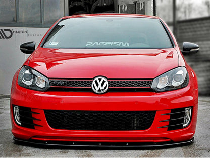 Front Splitter VER.2 - Volkswagen Golf VI (For Golf GTI 35TH)
