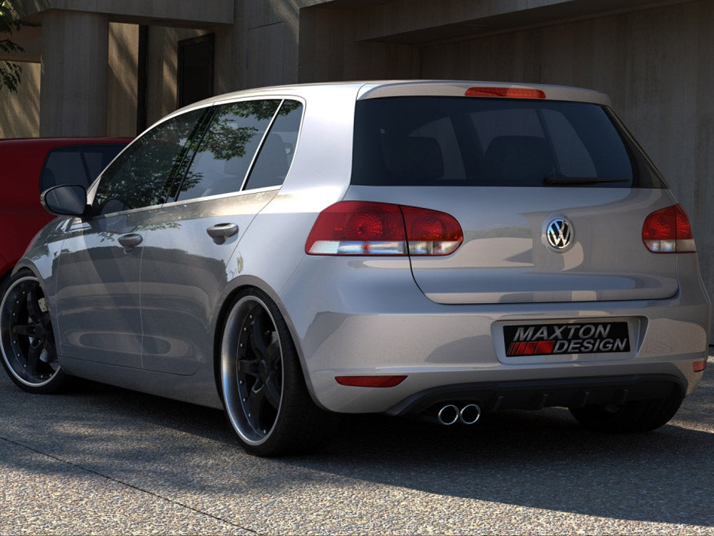 Rear Valance - Volkswagen Golf VI With 1 Exhaust HOLE