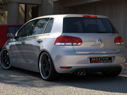 Rear Valance - Volkswagen Golf VI With 1 Exhaust HOLE