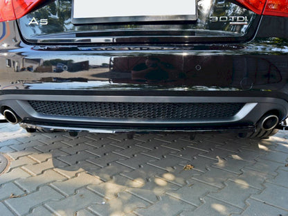 Rear Splitter (Vertical Bars) - Audi A5 Coupe / Sportback S Line 8T