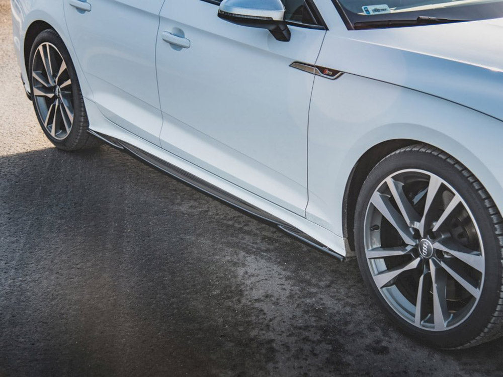 Side Skirts Diffusers - Audi S5 / A5 S Line Sportback F5 Facelift
