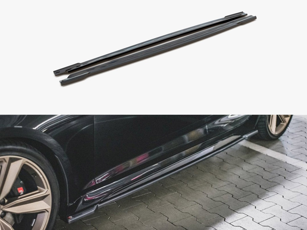 Side Skirts Diffusers - Audi RS5 Sportback F5 Facelift