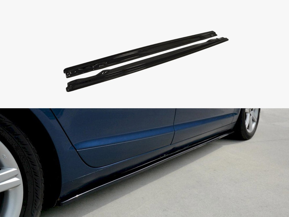 Side Skirts Splitters - Audi A6 C6 S Line Pre-facelift (2004-2008)