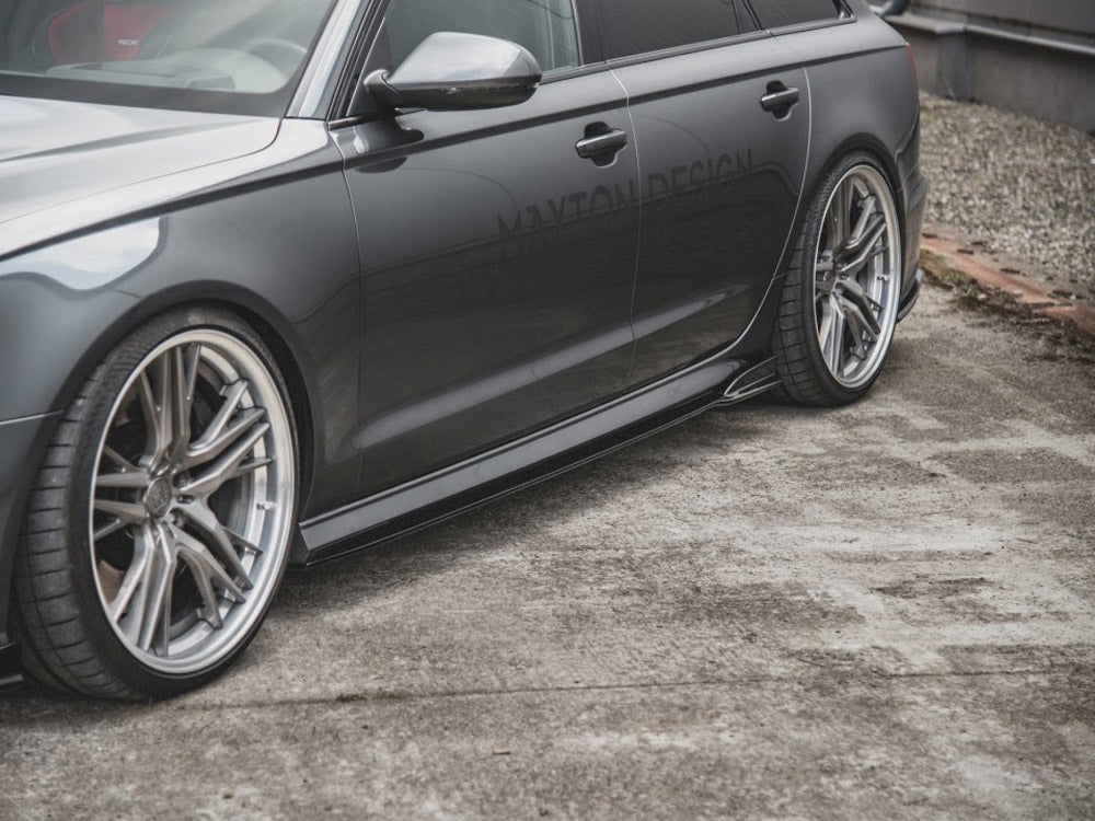 Side Skirts Diffusers - Audi A6 / A6 C7 S Line / S6 C7 FL
