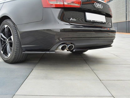 Rear Side Splitters - Audi A6 C7 - Textured