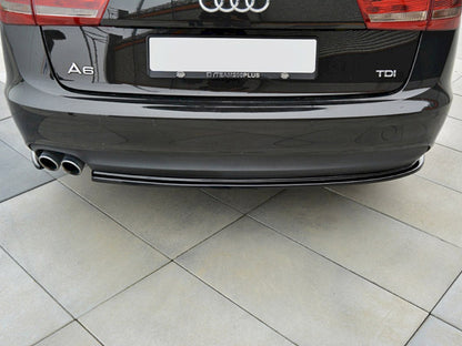 Rear Side Splitters - Audi A6 C7 - Textured