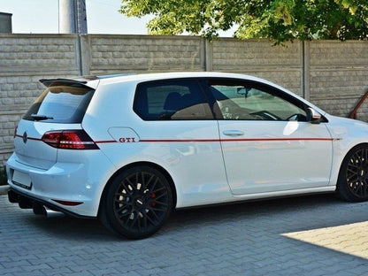 Rear Diffuser &amp; Rear Side Splitters - Volkswagen Golf GTI Mk7