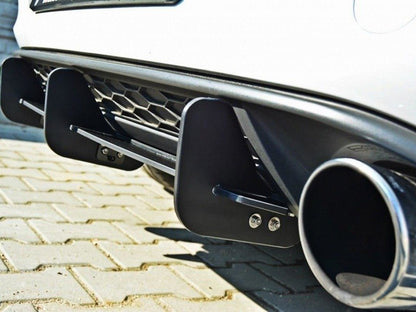 Rear Diffuser &amp; Rear Side Splitters - Volkswagen Golf GTI Mk7