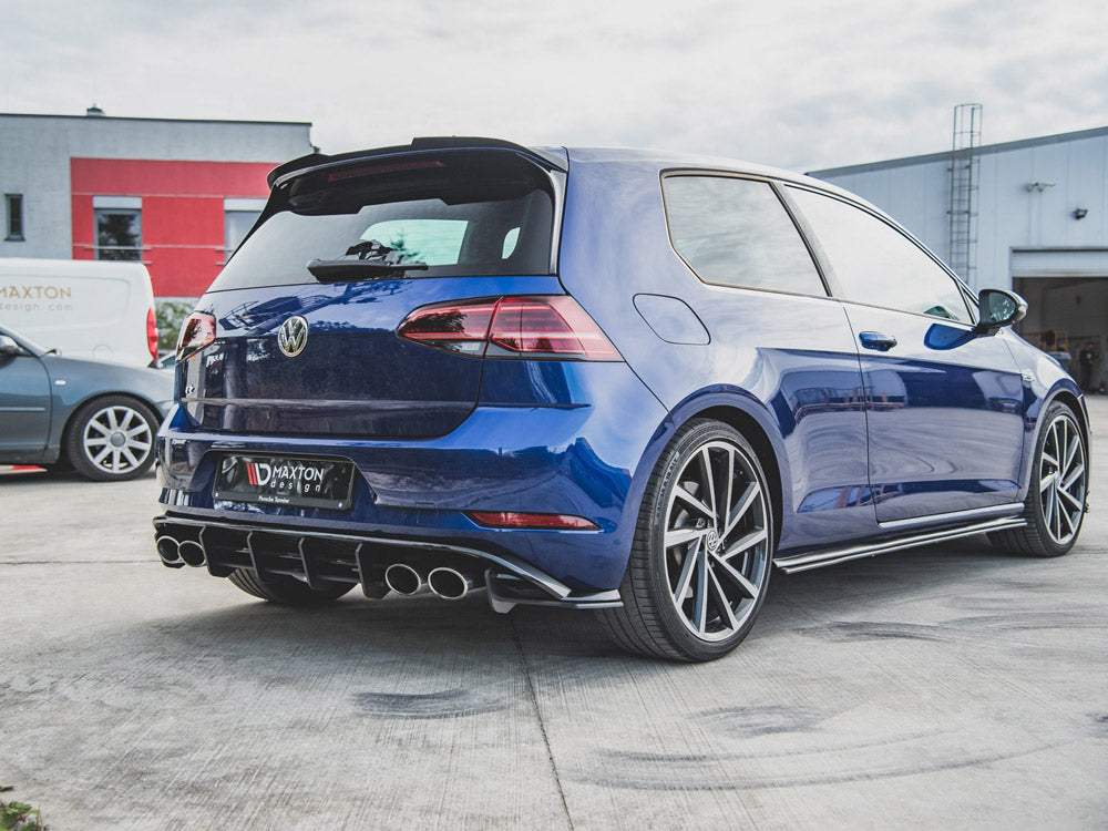 Street PRO Rear Side Splitters - Volkswagen Golf R Mk7 Facelift