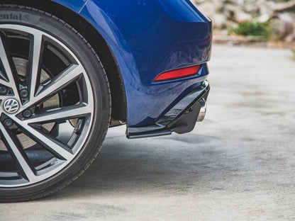Street PRO Rear Side Splitters - Volkswagen Golf R Mk7 Facelift