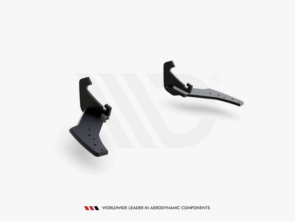Street PRO Rear Side Splitters - Volkswagen Golf R Mk7 Facelift