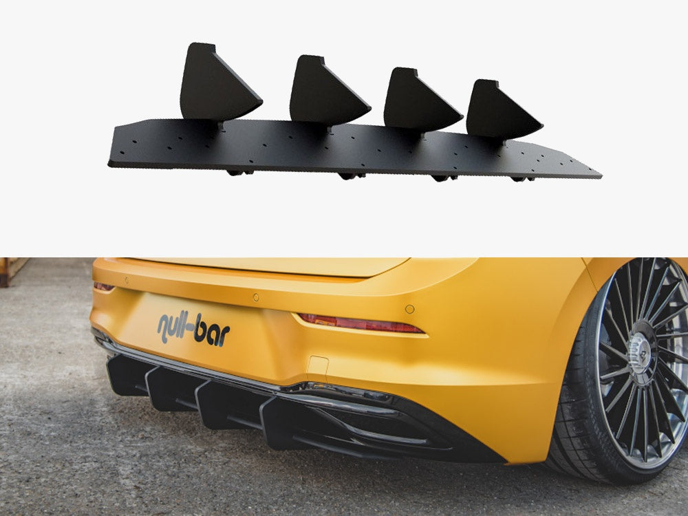 Street PRO Rear Diffuser V.2 - Volkswagen Golf Mk8