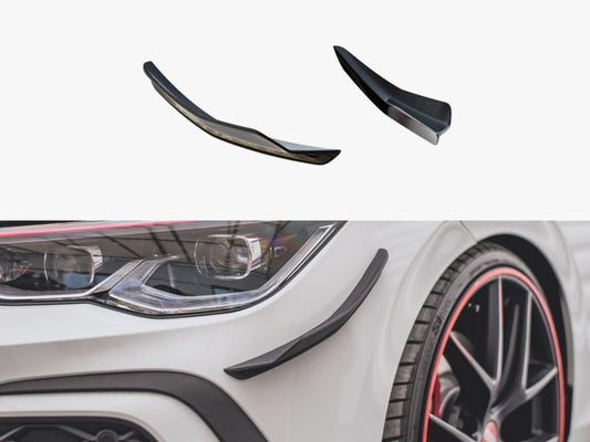 Front Bumper Wings (Canards) - Volkswagen Golf GTI Mk8