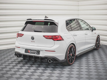 Street Pro Rear Side Splitters + Flaps - Volkswagen Golf GTI / GTE / R-Line Mk8