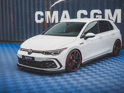 Front Splitter V.1 - Volkswagen Golf GTI / GTE / GTD / R-Line Mk8