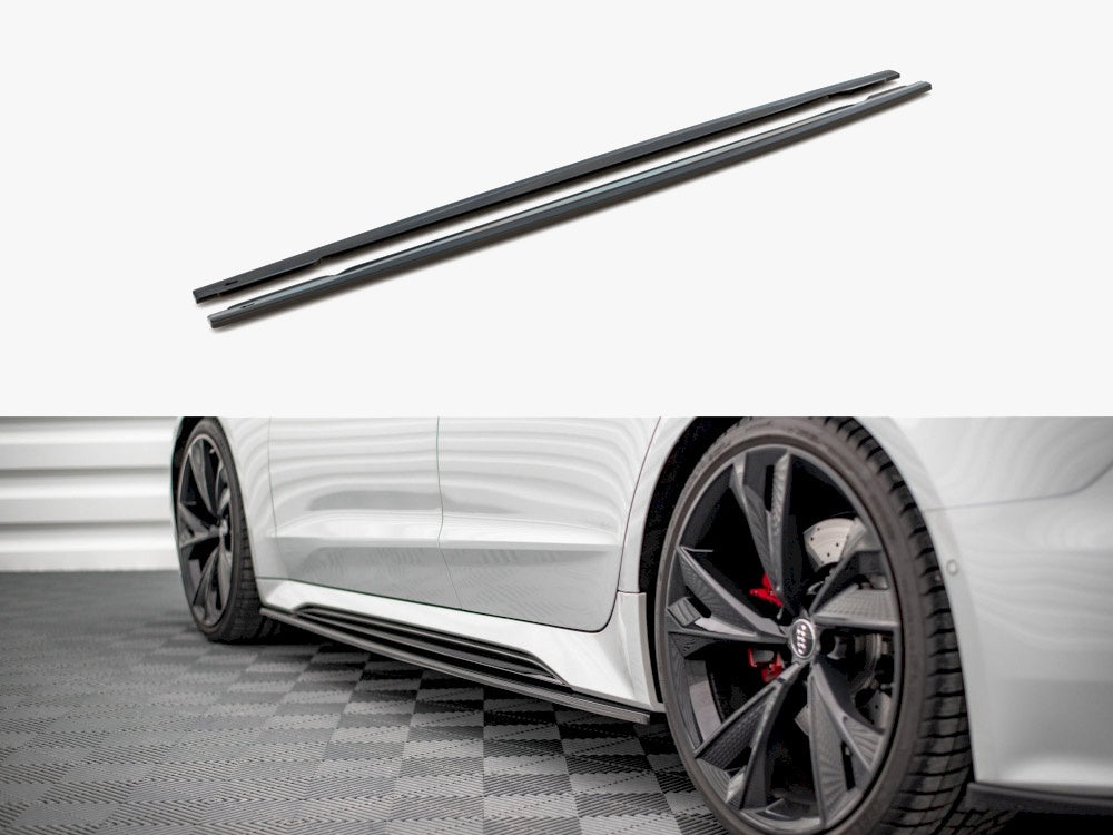 Side Skirts Splitters V.2 - Audi RS7 C8