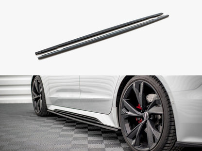 Side Skirts Splitters V.2 - Audi RS7 C8