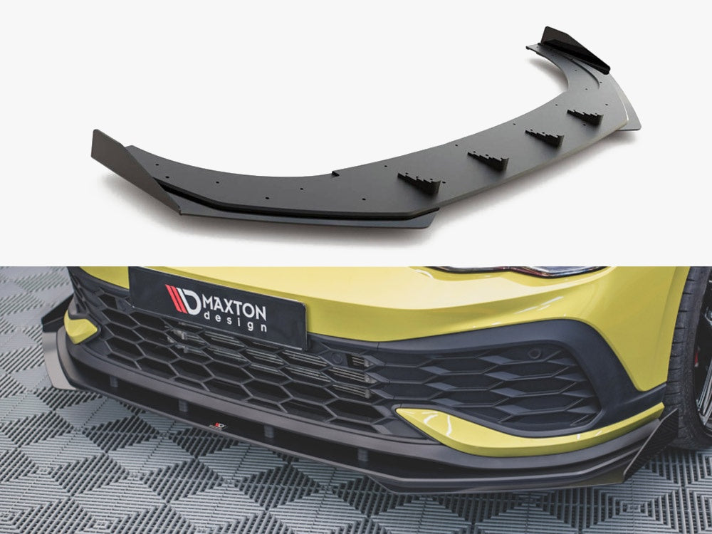 Street PRO Front Splitter + Flaps - Volkswagen Golf 8 GTI Clubsport