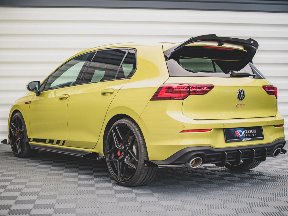 Street PRO Rear Side Splitters + Flaps - Volkswagen Golf 8 GTI Clubsport