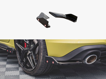 Rear Side Splitters V.1 + Flaps - Volkswagen Golf 8 GTI Clubsport
