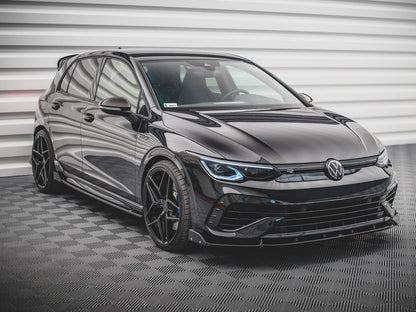Front Splitter V.2 + Flaps - Volkswagen Golf R Mk8