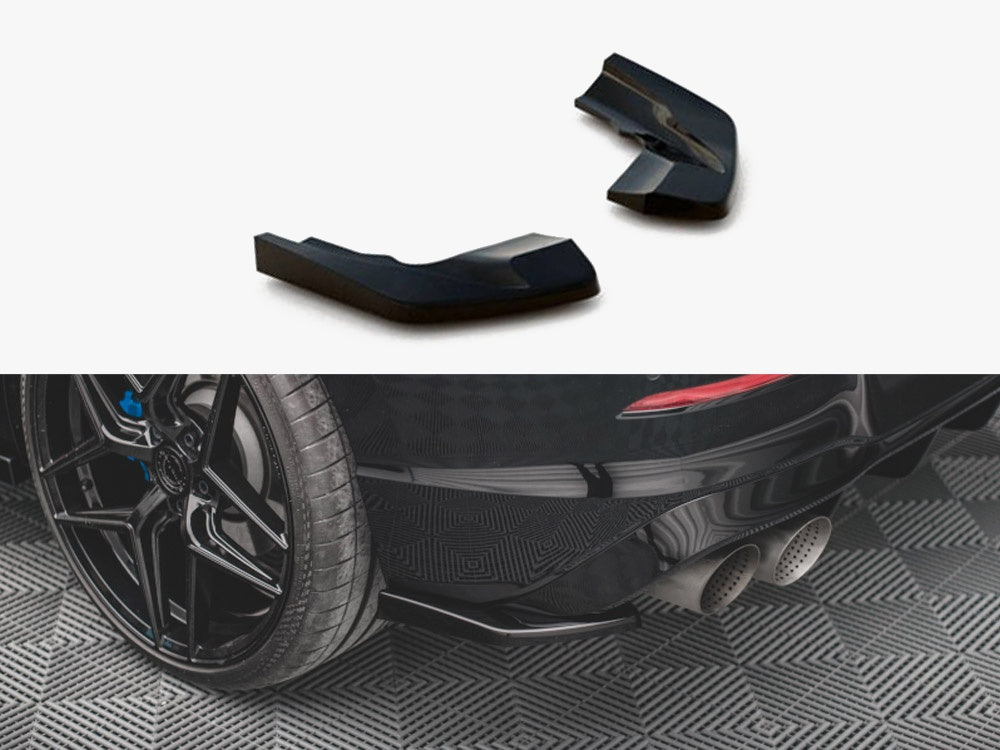 Rear Side Splitters V.2 - Volkswagen Golf R Hatchback Mk8