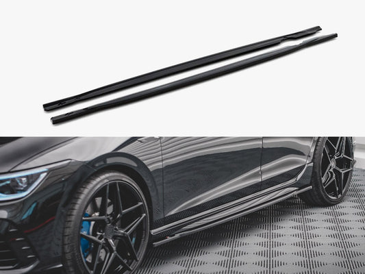 Side Skirts Diffusers V.1 - Volkswagen Golf R Mk8