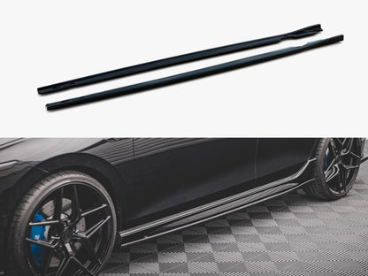 Side Skirts Diffusers V.2 - Volkswagen Golf R Mk8