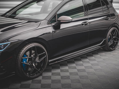 Side Skirts Diffusers V.2 - Volkswagen Golf R Mk8