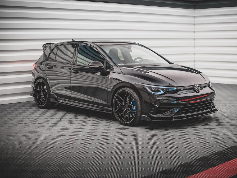Side Skirts Diffusers V.2 + Flaps - Volkswagen Golf R Mk8