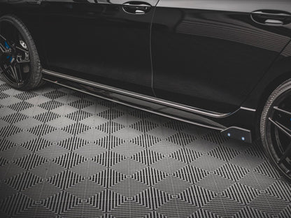 Side Skirts Diffusers V.2 + Flaps - Volkswagen Golf R Mk8